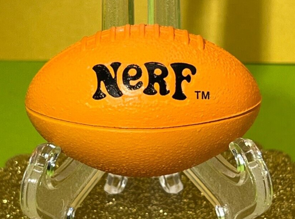 Worlds Smallest Toys Official Nerf Football 2.5" New Out of Box Original Package